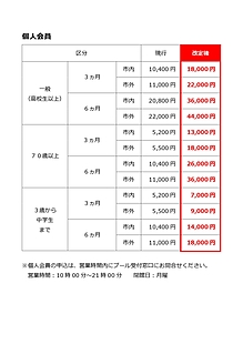 料金表2